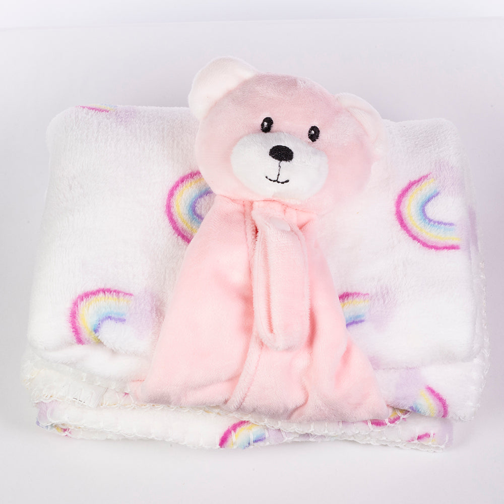 Manta para bebé con tejido para la siesta, tamaño: 90 x 70cm; el paquete incluye el tejido para la siesta, color: rosa