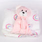 Manta para bebé con tejido para la siesta, tamaño: 90 x 70cm; el paquete incluye el tejido para la siesta, color: rosa