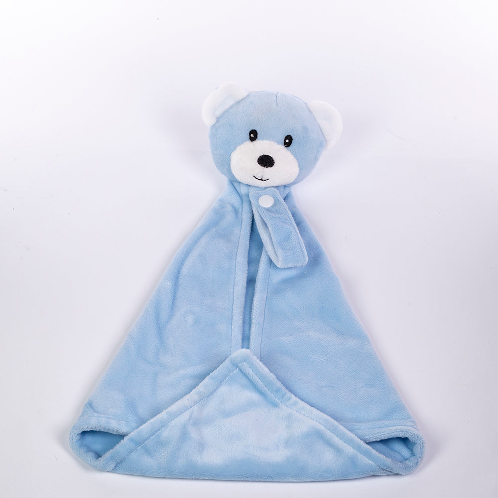 Manta para bebé con tejido para la siesta, tamaño: 90 x 75cm color: azul