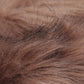 Brown 100% Viscose Due Colour Faux Fur Snood, 13cm x 30cm