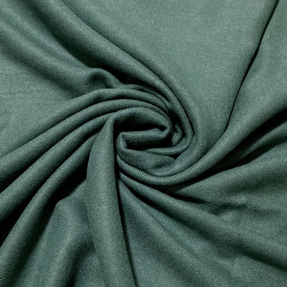 Forest Green 100% Pashmina Super Soft Tassel Scarf, 70 x 170cm 1 