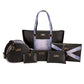Emporia set de 6 bolsos, negro