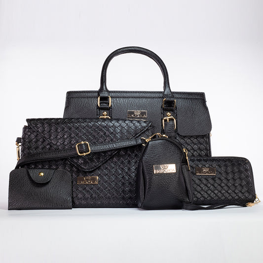 Emporia Colección de invierno 2023- Triumph, set de bolsas de 5 piezas en negro