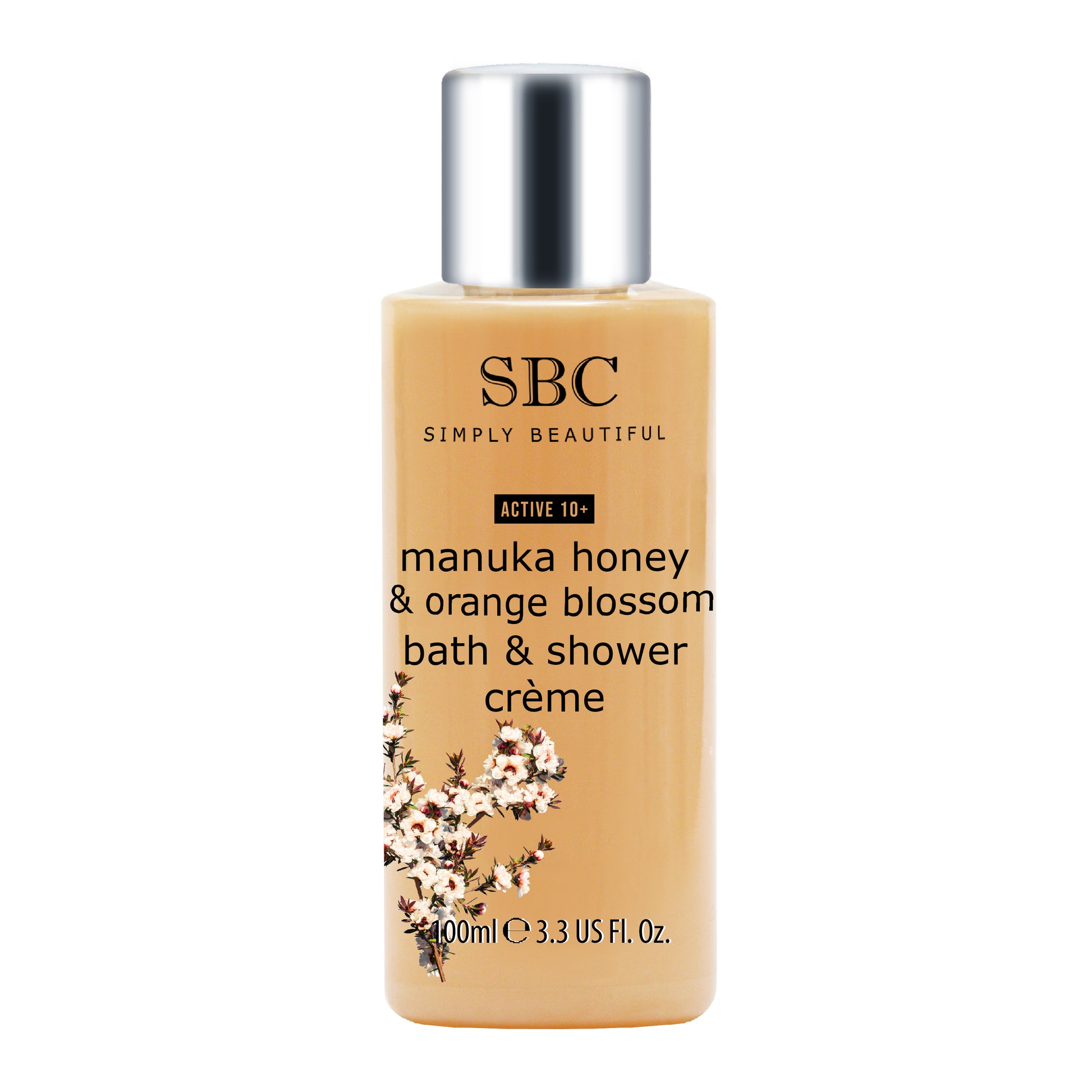 Crema de baño y ducha hidratante con miel y azahar de Manuka, 100 ml 1 