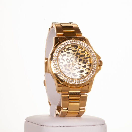 Reloj de Aleación Bañado en Oro