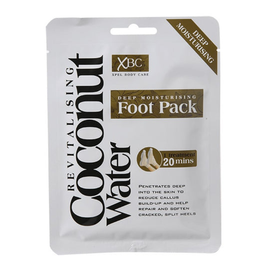 Mascarilla suavizante e hidratante para pies con extracto de leche de coco
