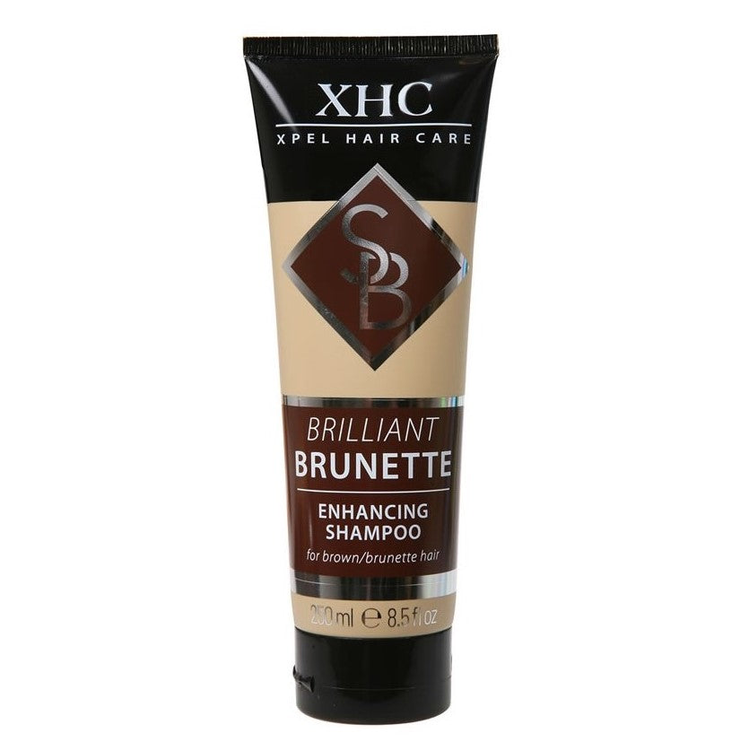 XHC Brunette Champú Para Cabello Castaño Natural y Teñido, 250 ml