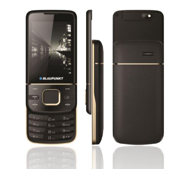 Blaupunkt FM 01 Teléfono móvil con doble SIM, negro