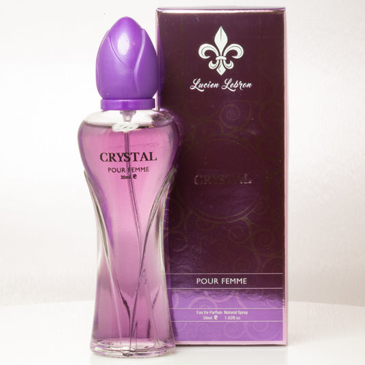 30 ml EDT Lucien Lebron Crystal Floral Fragancia Almizclada Frutal para mujer