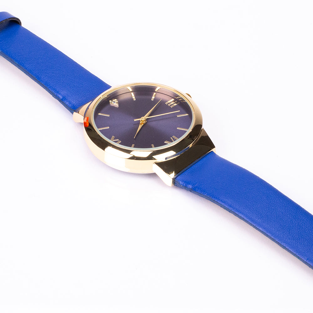 Reloj Emporia de aleación en tono dorado con zafiro. 3 