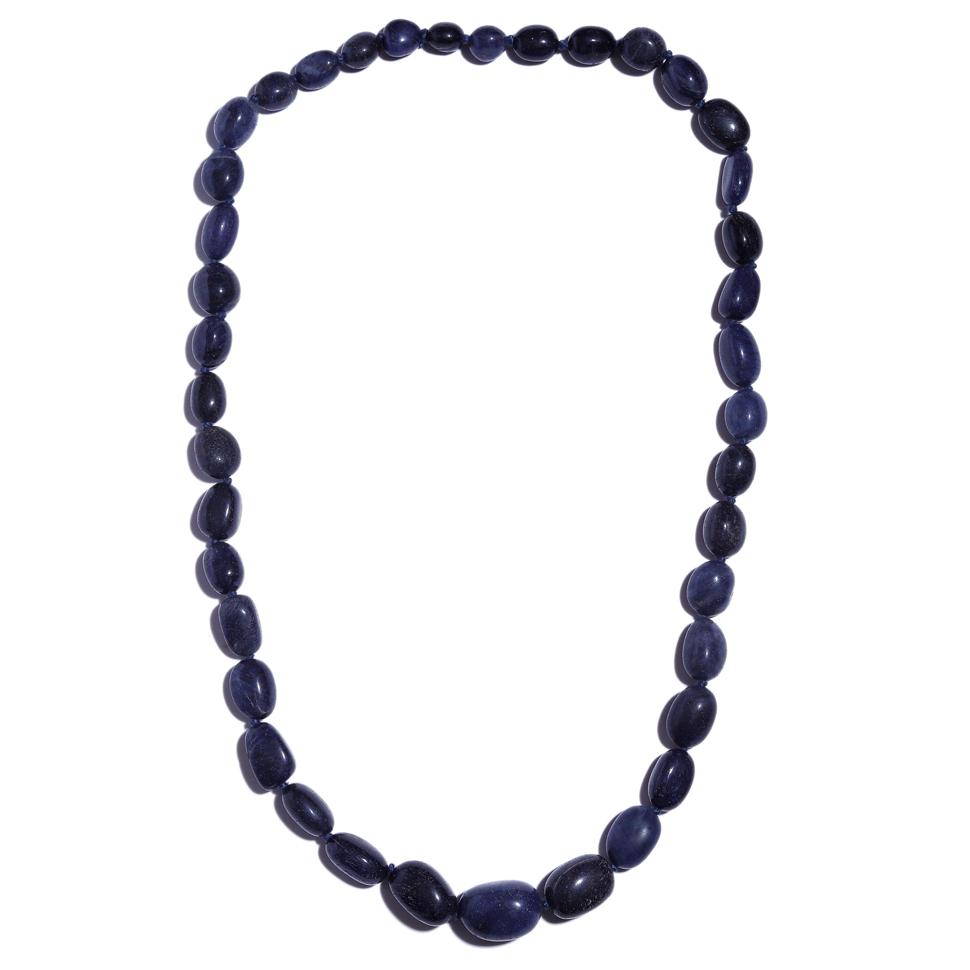 Collar Cuenta con Jade Azul 1 