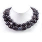 Collar Cuenta con Jade Azul