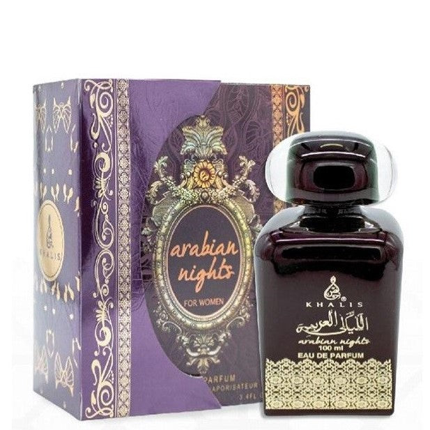 100 ml Eau de Perfume Arabian Nights, Fragancia refrescante fragancia amaderada para mujeres