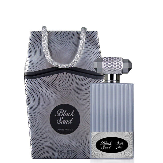 100 ml Eau De Perfume Black Sand Fragancia Amaderado-Picante para Mujeres y Hombres