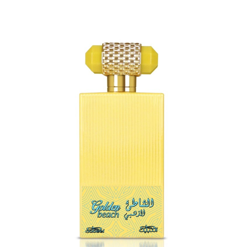 100 ml Eau De Perfume Golden Beach Fragancia Ámbar-Vainilla para Mujeres y Hombres