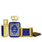 50 ml Eau De Perfume + 20 ml Aceite De Perfume + 40 g Bakhoor SET DE REGALO Hala Bil Khamis Amaderada-Especiada-Floral Fragancia para Mujeres y Hombres