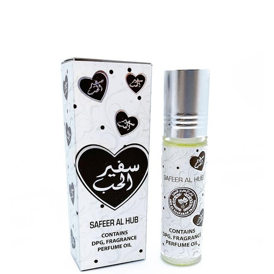 10 ml de Aceite de Perfume Safeer Al Hub Fragancia de Vainilla y Jazmín para Mujeres
