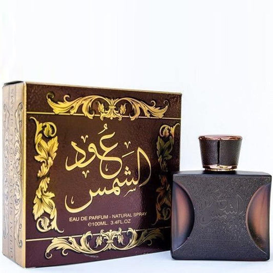 100 ml Eau de Perfume Oud Al Shams Perfume Fragancia Picante Oriental para Hombres