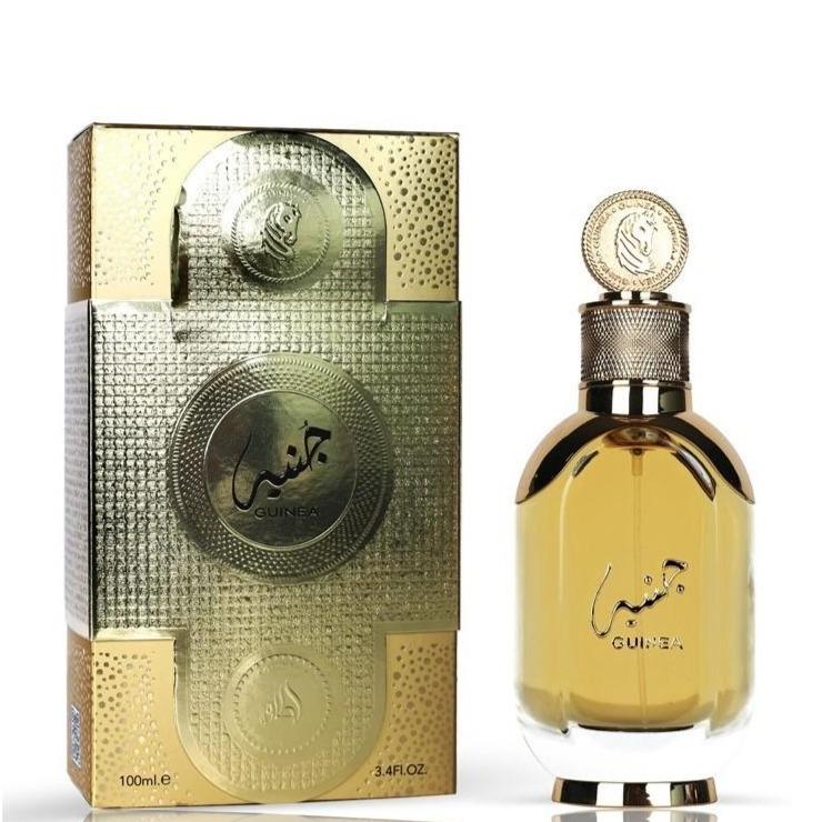 100 ml Eau de Perfume Guinea Fragancia Sándalo, Vainilla, y Almizcle para Hombres y Mujeres