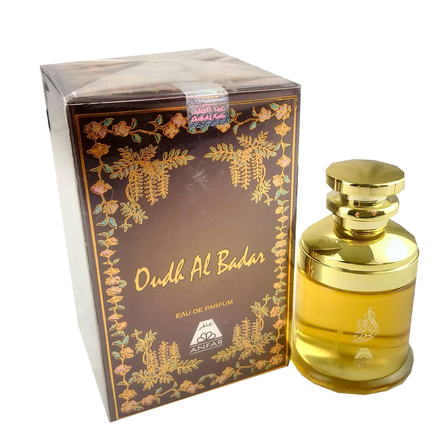 60 ml Eau de Parfum Oud Al Badar Fragancia floral de sándalo amaderada para hombres y mujeres