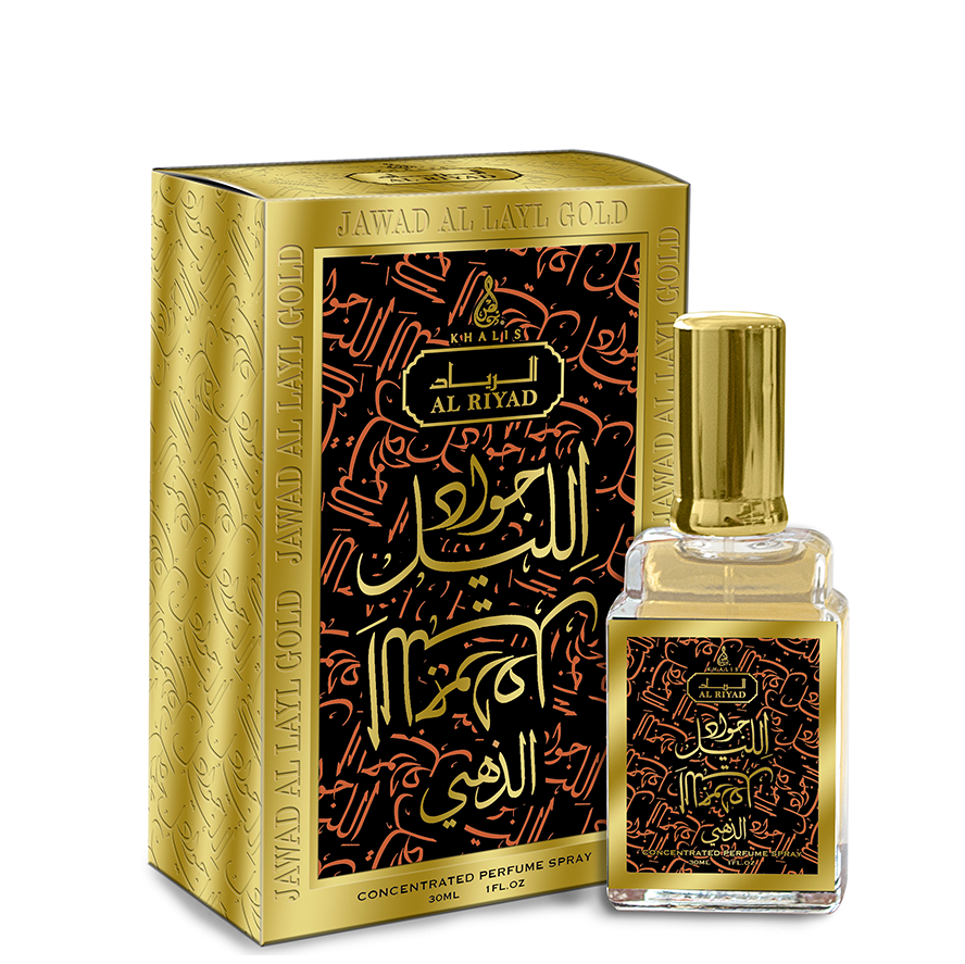30 ml Eau de Perfume Jawad Al Layl Gold Amerby Rosa Fragrance para mujer