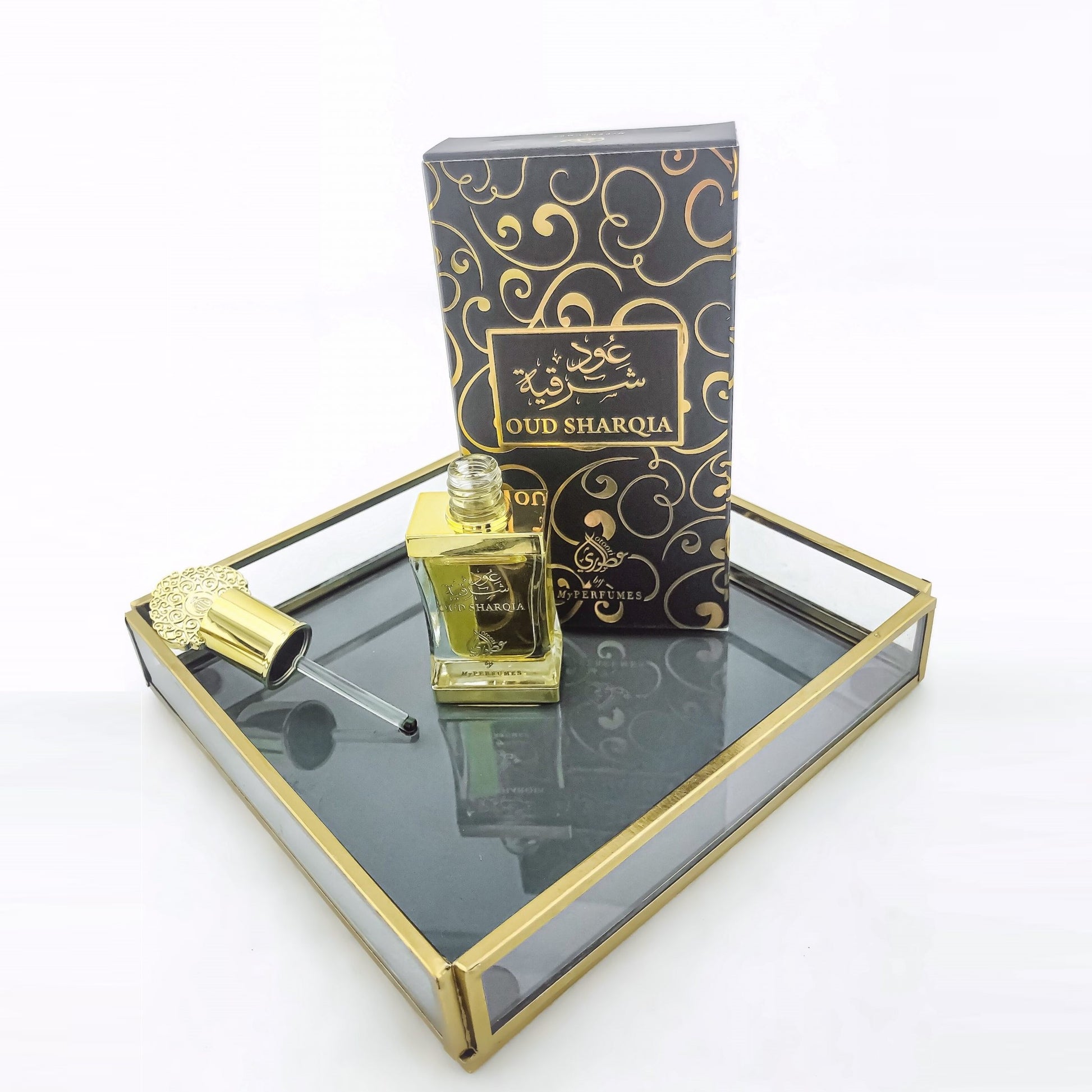 12 ml de aceite de perfume Oud Al Sharqia Fragancia floral amaderada para hombre 2 