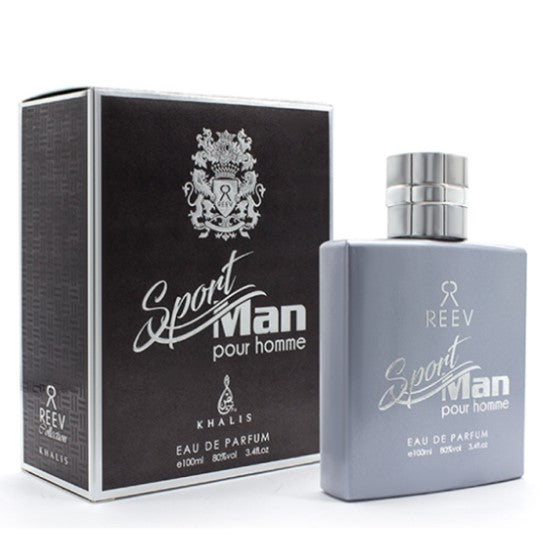 100 ml Eau de Perfume SPORT MEN Fragancia ambarina almizclada para hombre