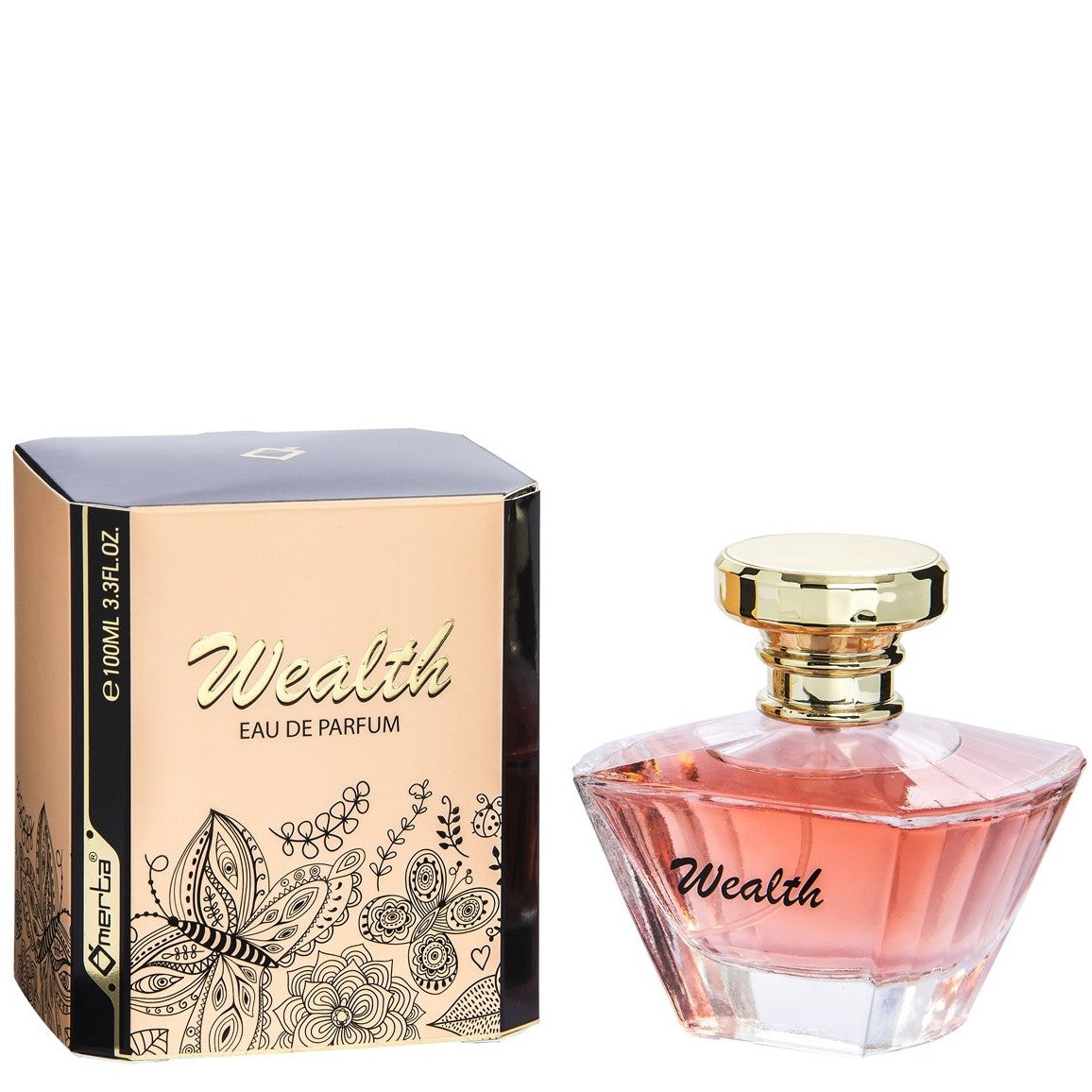 100 ml Eau de Perfume "WEALTH" Fragancia floral afrutada para mujer, con contenido de aceite de fragancia 6%