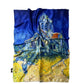 Pañuelo de seda, 70 cm x 180 cm, Van Gogh -The Church At Auvers