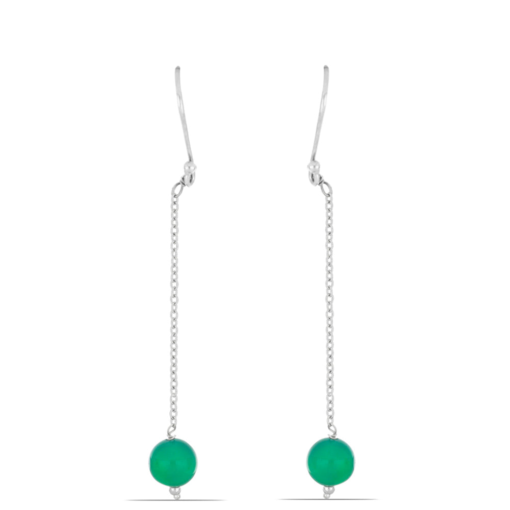 Conjunto de Plata con Cuarzo verde de Spruce Pine 3 