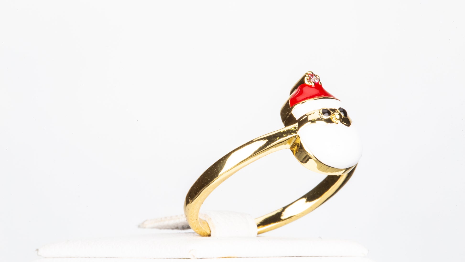 Conjunto de Aleación Bañado en Oro con Cristal Emporia® Rojo ( Anillo ) 4 