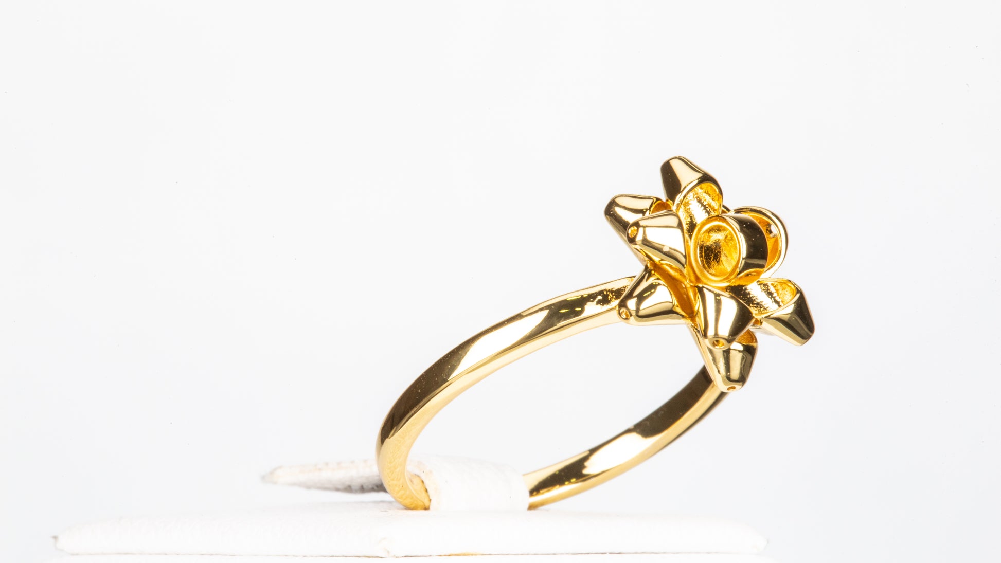 Conjunto de Aleación Bañado en Oro con Cristal Emporia® Rojo ( Anillo ) 10 