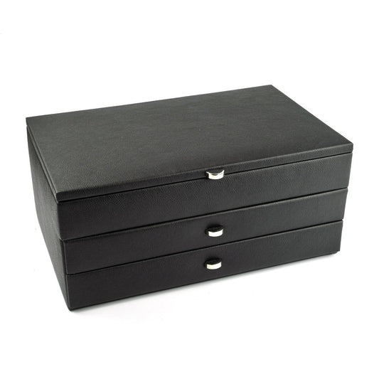 Gran joyero de boutique premium negro