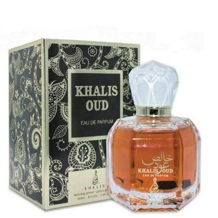 100 ml Eau de Perfume Khalis Oud, Fragancia Intensa Picante para Hombres