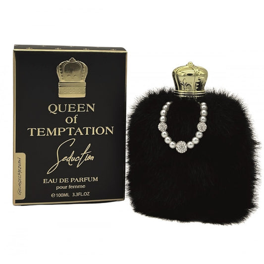 QUEEN OF TEMPTATION - SEDUCTION, EDP 100ml fragancia amaderada chipre para mujeres